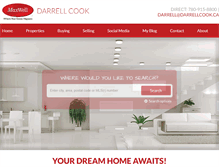 Tablet Screenshot of darrellcook.ca